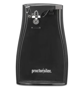 Proctor Silex - Electric Can Opener with Knife Sharpener, Black