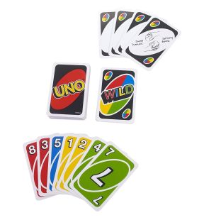 UNO Card Game with Customizable Wild Cards