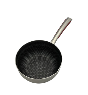 Healthy Bear Targu Hybrid Sauce Pan: 18cm with glass lid | BC-HW18SPG