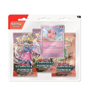 Pokemon  TEMPORAL FORCES 3PK BLISTER - Cleffa