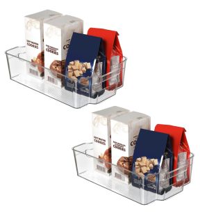 Jessar - Set of 2 Storage Organizers for Fridge or Freezer, 32 X 21 X 9cm