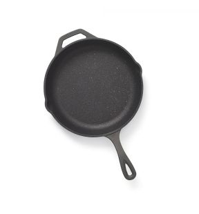 Starfrit - The Rock Cast Steel Frying Pan, 10" Diameter, Non-Stick Surface, Black