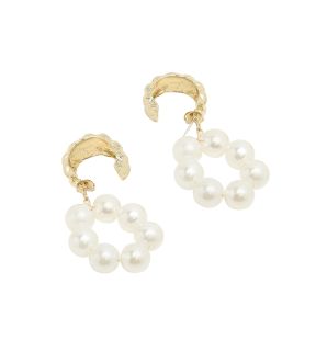 SOHI Women's Snowball Drop Earrings