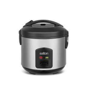 Salton RC2027 Automatic Rice Cooker 8 Cups Stainless Steel