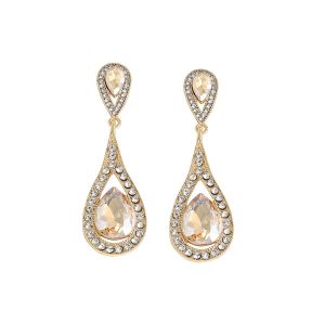 SOHI Women's Dazzling Drop Earrings