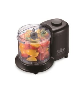 Salton Essentials - Mini Electric Chopper with 1.4 Cup Capacity, 100 Watts, Black