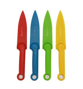 Starfrit - Set of 4 Paring Knives with Storage Case