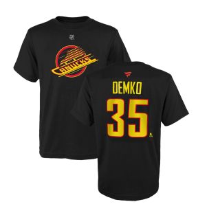 Fanatics Auth N&N Mens Shirt - Vancouver Canucks Third Thatcher Demko