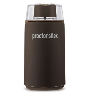 Proctor Silex - Electric Coffee, Herb and Spice Grinder, Stainless Steel Blade, Brown