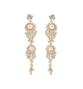 SOHI Women's Dazzling Drop Earrings