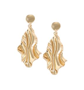 SOHI Women Golden Drop Earrings