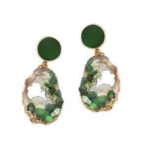 SOHI Women's Fauna Drop Earrings