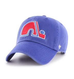 47 Brand NHL Clean Up Adjustable Hat - Quebec Nordiques