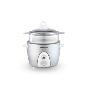 Panasonic Rice Cooker |SRG06FGE| 3-Cup, Traditional with Steam Basket