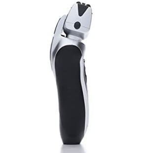 Panasonic Electric Shaver: rechargeable, 3-blade wet/dry, LCD screen, silver &amp; black | ESRT51S