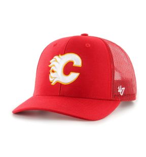 47 Brand NHL Trucker Adjustable Cap - Calgary Flames