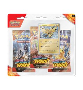 Pokemon  SV8 SURGING SPARKS 3-PACK BLISTER - Zapdos Nov 8 PreOrder