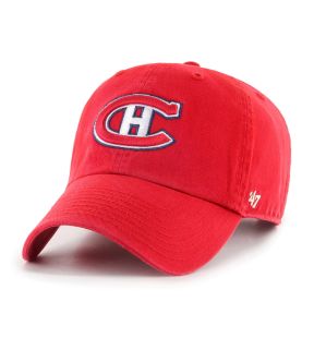 47 Brand NHL Clean Up Vintage Adjustable Hat - Montreal Canadiens