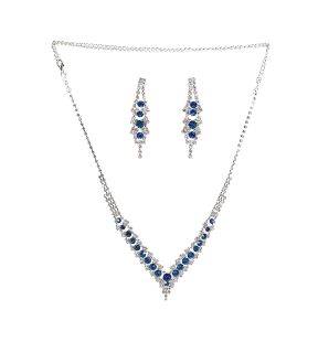 SOHI Women Blue Jewellery Set