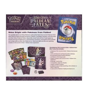 Pokemon  PALDEAN FATES ELITE TRAINER BOX