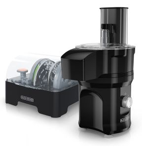 Black + Decker All-in-One Food Processor/Chopper, 8 Cup Capacity, Black