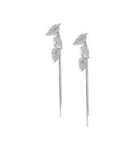 SOHI Women's Foliage Drop Earrings