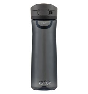 Contigo - Water Bottle with Leak-Proof and Locking Lid, BPA Free, 709ml Capacity, Black