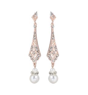 SOHI Women's Dazzling Drop Earrings