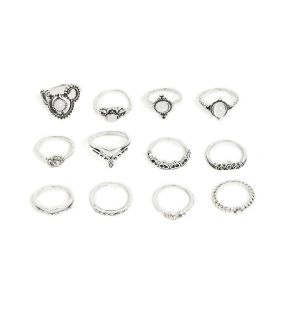 SOHI Women Silver Coloured Rings