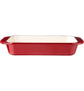 Cuisinart Chef's Classic Roasting/ Lasagna Pan: 24cm, cast iron, cardinal red | CI1136-24CR