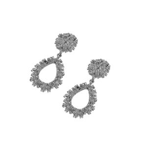 SOHI Women's Corroded Drop Earrings