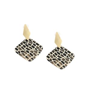 SOHI Women's Pavement Drop Earrings