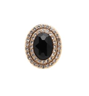 SOHI Women's Oval Cocktail Ring