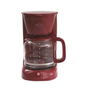 Hauz ACM12R 12 Cup 1.8L Coffee Maker Red