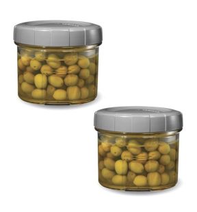 LocknLock - Set of 2 Marinade Containers, 500mL Capacity, Gray