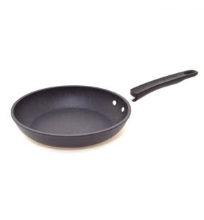 Starfrit - The Rock Diamond Frying Pan, 9.5" Diameter, Nonstick and Scratch Resistant, Black