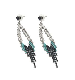 SOHI Women's Dazzling Drop Earrings