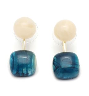 SOHI Women Blue Drop Earrings