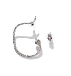 SOHI Women Silver Coloured Earcuff