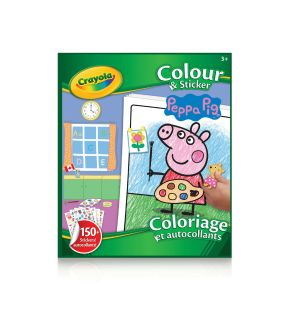 Crayola - Color & Sticker Book Peppa Pig