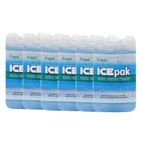 Cryopak - Set of 6 Reusable IcePak, Non-Toxic