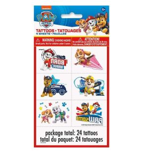 Paw Patrol Tattoos 24ct