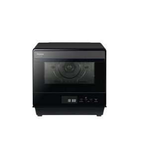 Panasonic Steam Convection Oven: 0.71 cu.ft, 20L,  2-in-1, black | NU-SC180B