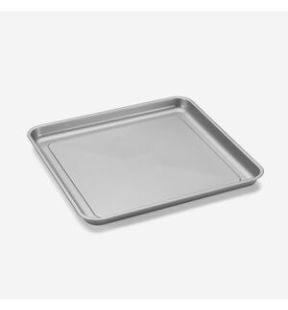 Cuisinart non-stick Bakeware Set for Toaster Oven: 3-pc (11.2" x 8.6" Baking Dish, 11.2" x 10.7" Baking Pan & 11.2" x 8.6" Broiler Pan with Rack), heavy gauge steel construction | AMB-TOB3PKC