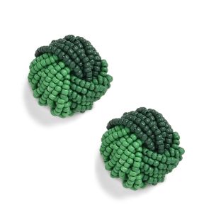 SOHI Women Green Stud Earrings