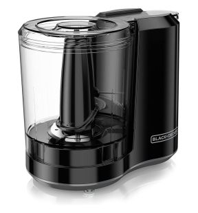 Black + Decker - One Touch Chopper with 3 Cup Capacity, 175W, Black