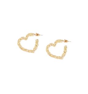 SOHI Women's Heart Hoop Earrings