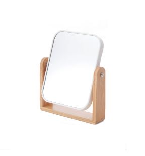 Jessar - One Sided Table Mirror with Bamboo Base