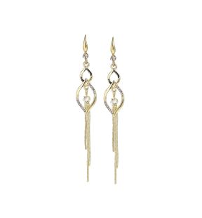 SOHI Women's Sleek Drop Earrings