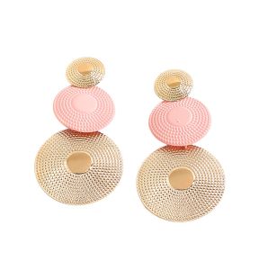 SOHI Women's Circular Drop Earrings